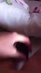 Young fat booty girl pussy & ass fucked, cum filled ass