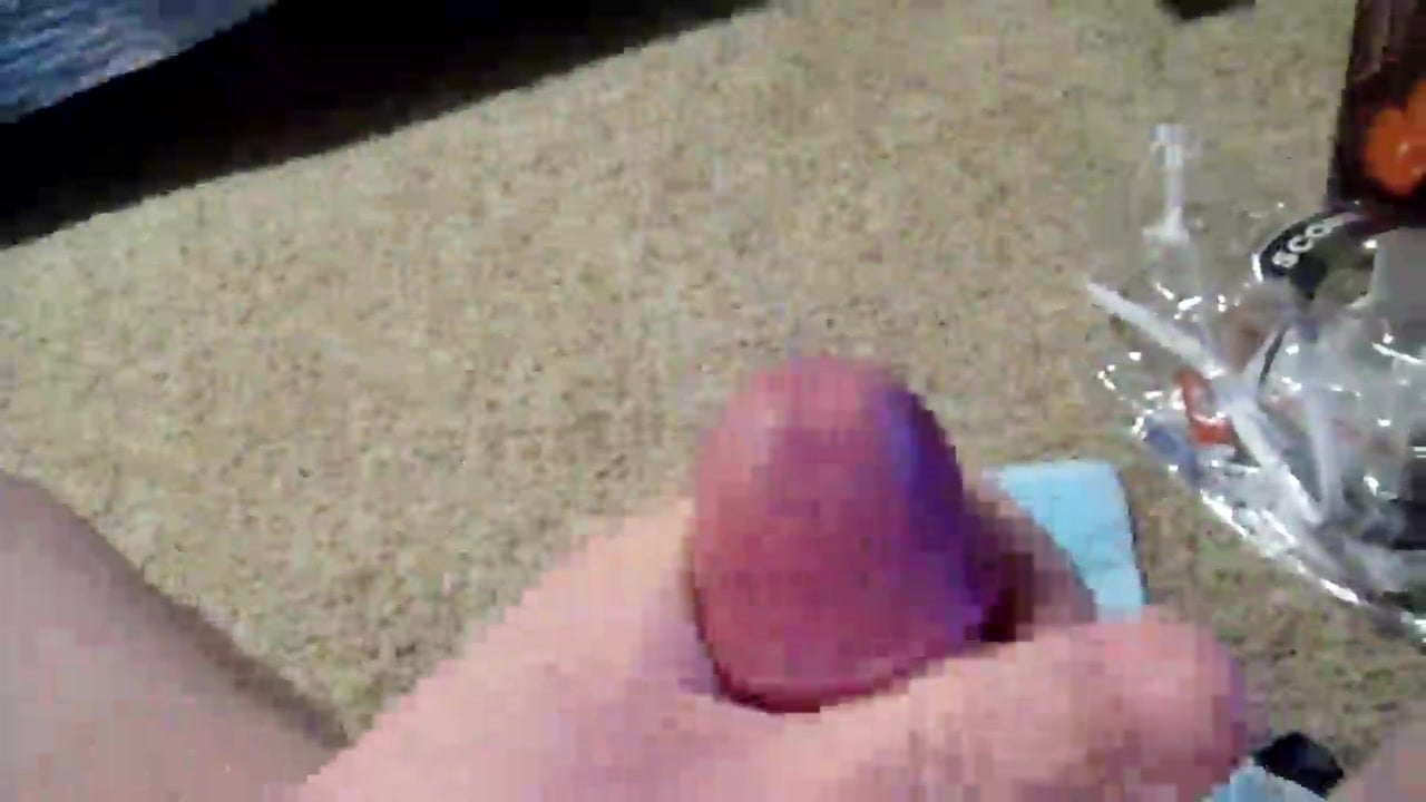 Small cock and cum