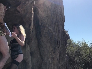Freaky futuristic super heroes fuck outdoors in a cave - Erin Electra 