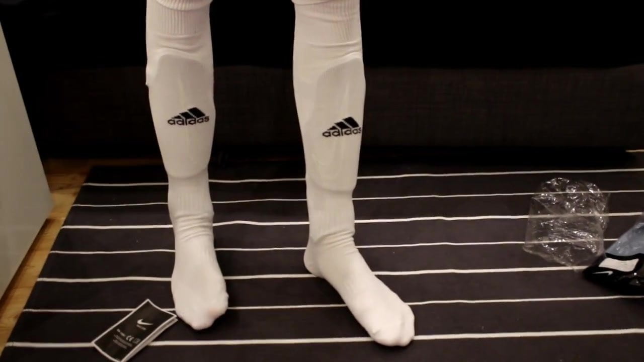 Fun in new Adidas socks & Nike shin guards