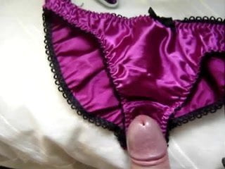 little pink silky panties sent by friend