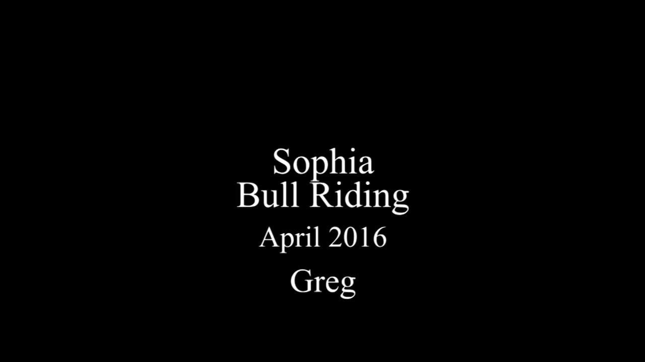 Sophia - Bull Riding (April 2018)