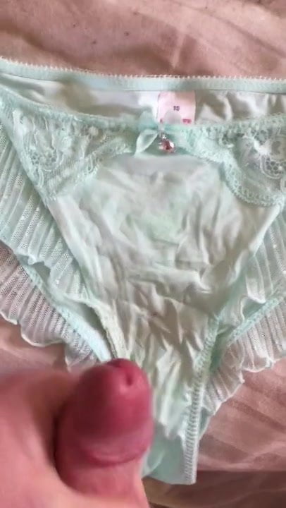 Cumming on wife's friends panties