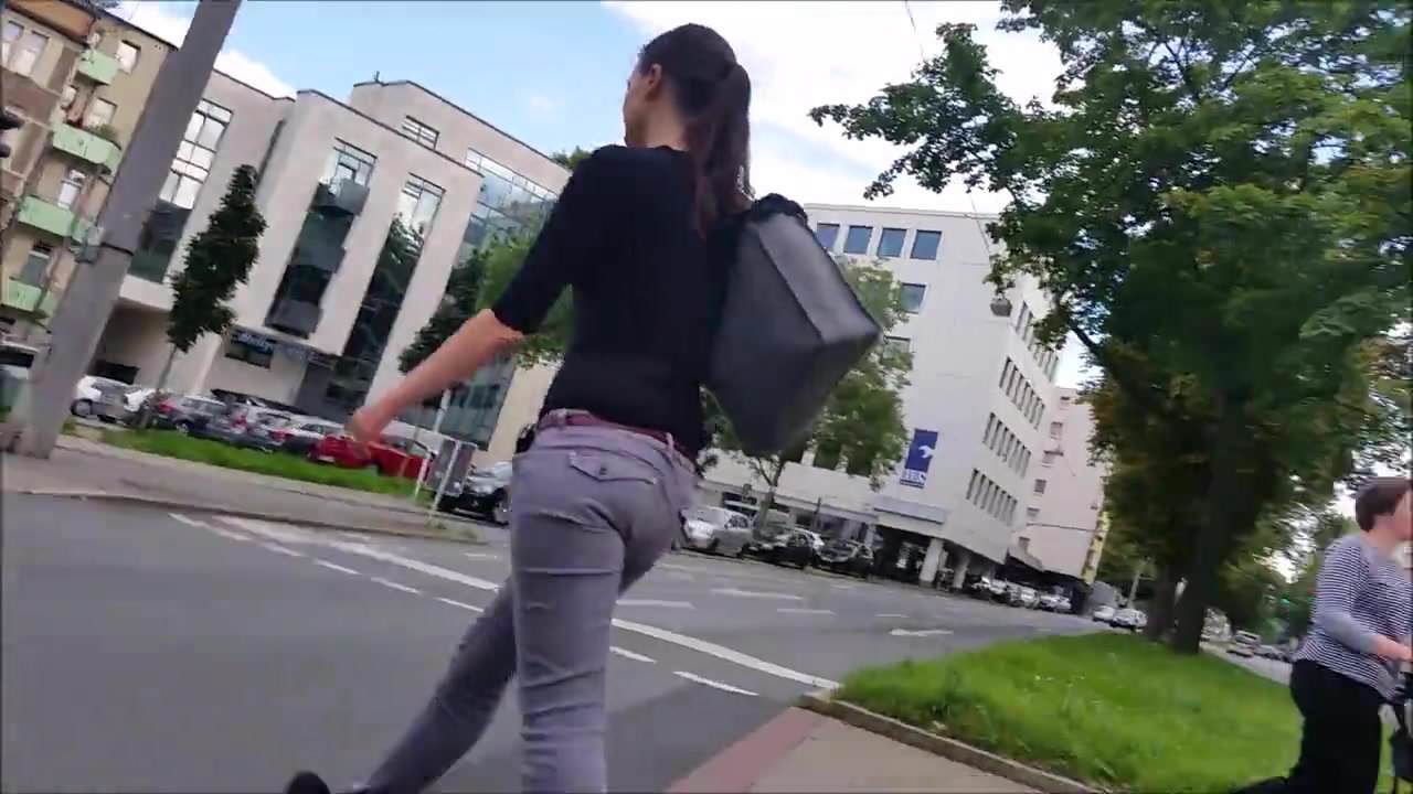 Candid ass walking