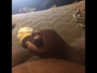 White girl enjoyed sucking my black cock