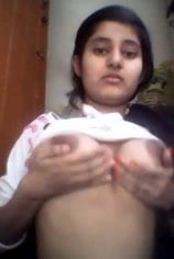 Desi teen tease me with her big boobs