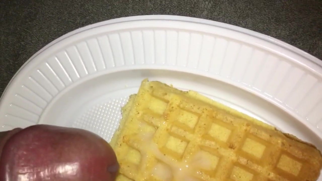 Cum on waffle