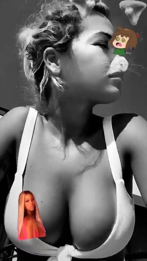 Rita Ora huge cleavage