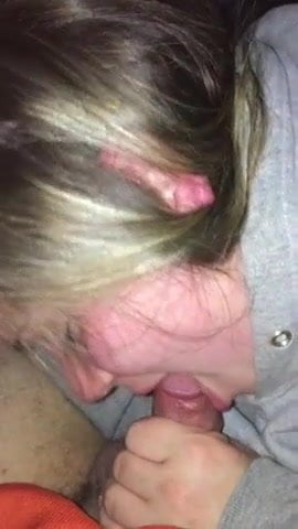 Cute girlfriend sucking my cock with CIM