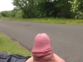 Playing with my Dick in Public
