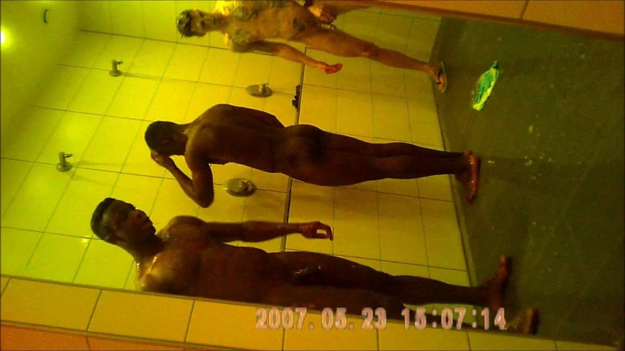 gym showers caught 18 blacks and tattoed white