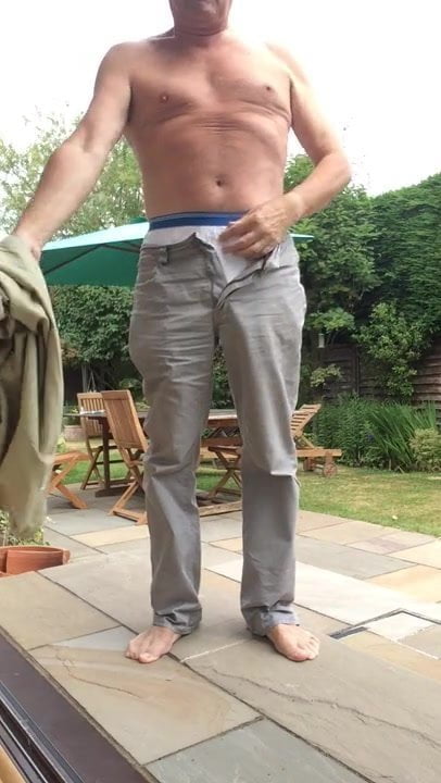 Getting naked in the garden 