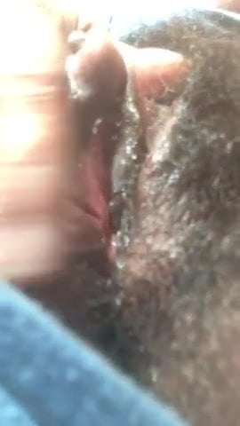 Big fat hairy clit