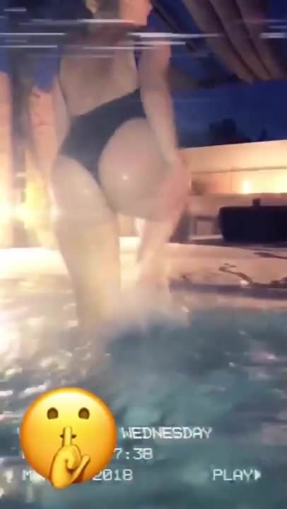 Bebe Rexha big butt pool