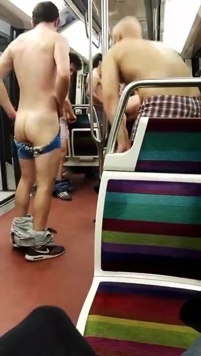Naked on a Train