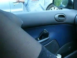 Spanner - geiles Paar im Auto zeigt sich - megageil