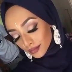 uk hijabi cum face