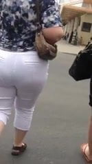 Phat ass in white