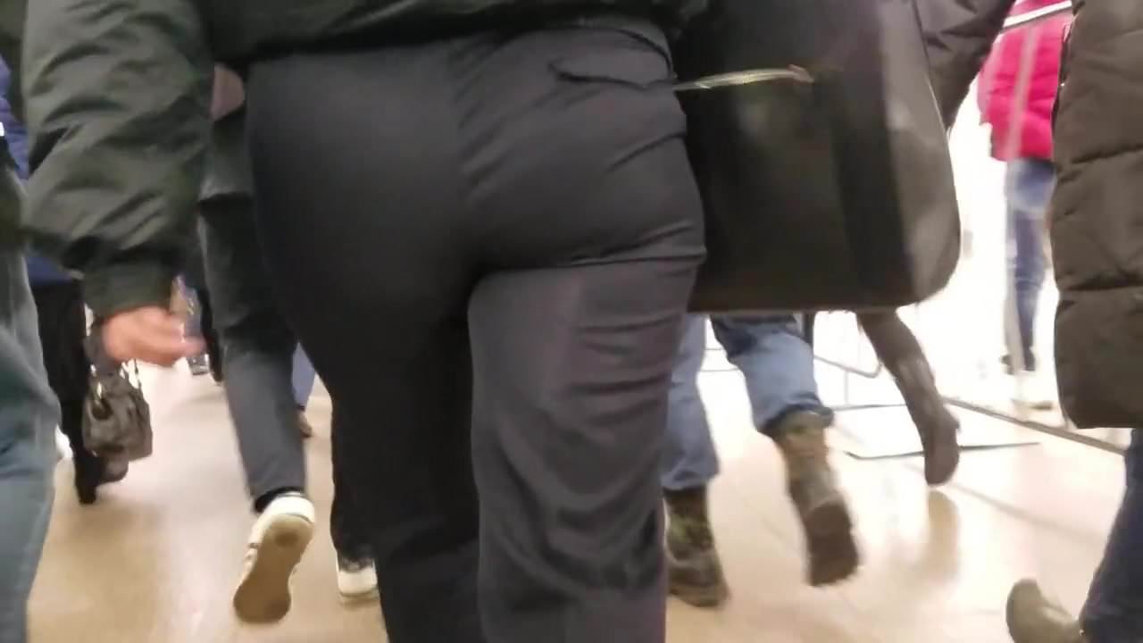 Young policewoman's ass