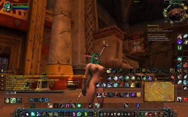 World of Warcraft  Night Elf nude dance  