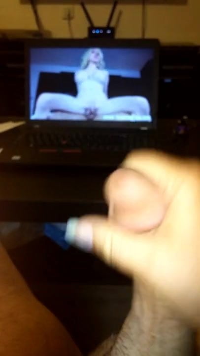 Jerking off while watching trannys fuck