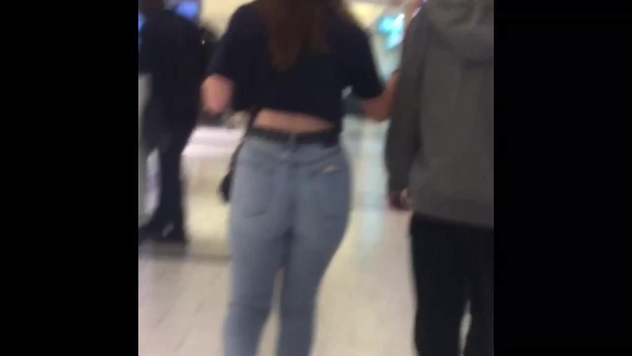 Perfect White TEEN at Mall with her Black Boyfriend!