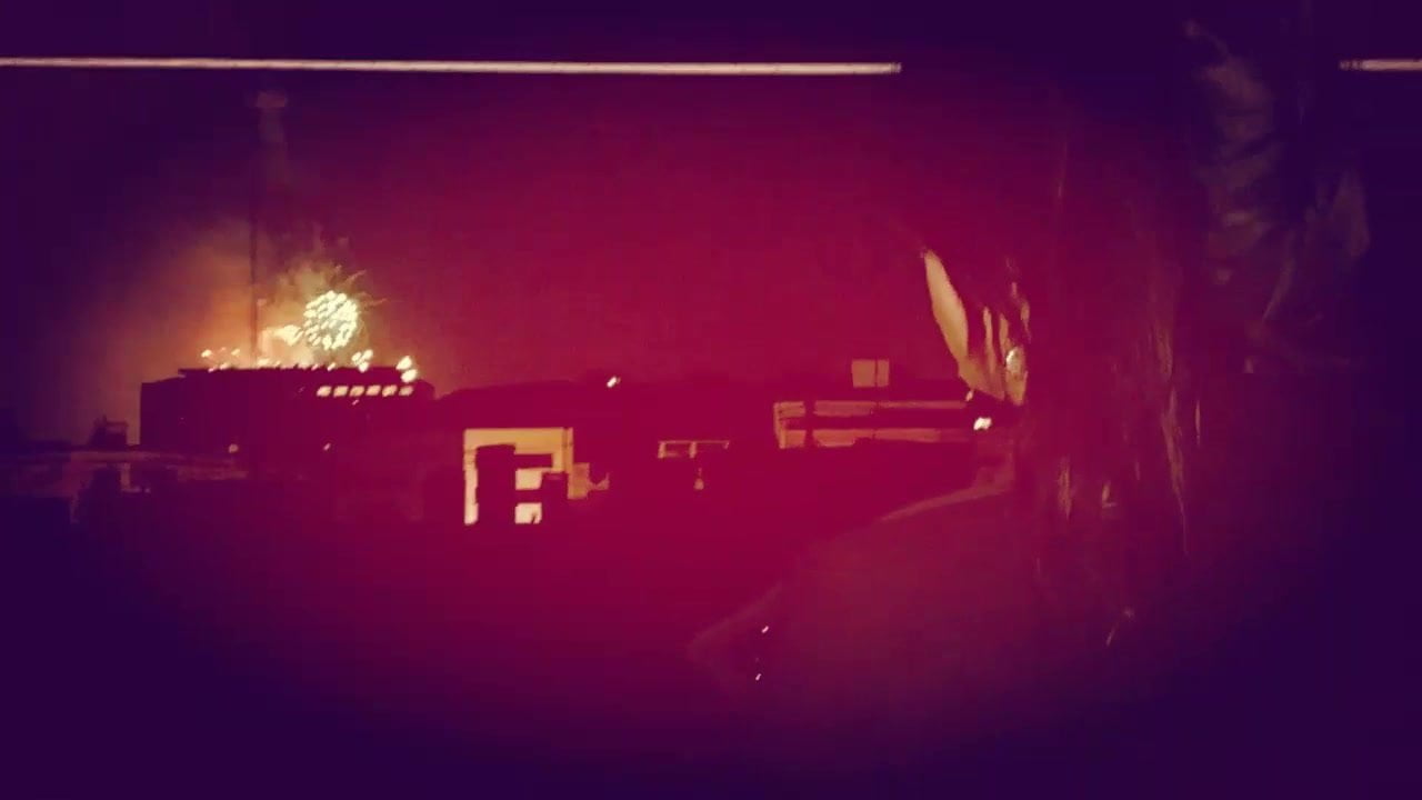 Flashing street public pussy Fuego artificio Fallas 2016 