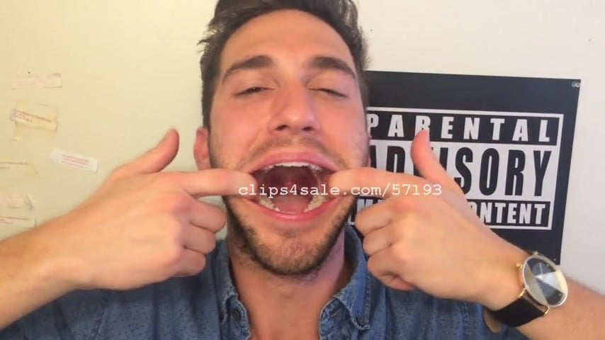 Mouth Fetish - Adam Rainman Mouth Video 1