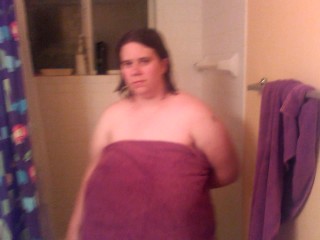 My stepbrother caught me coming out of the shower