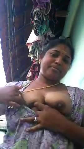 Indian Aunt exposing her big Melons