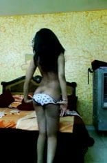 Russian redhead in lingerie pussy teasing on webcam