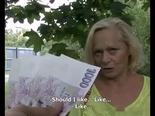 Sometimes, Money Talks #4 (Busty Blonde Granny GILF!)