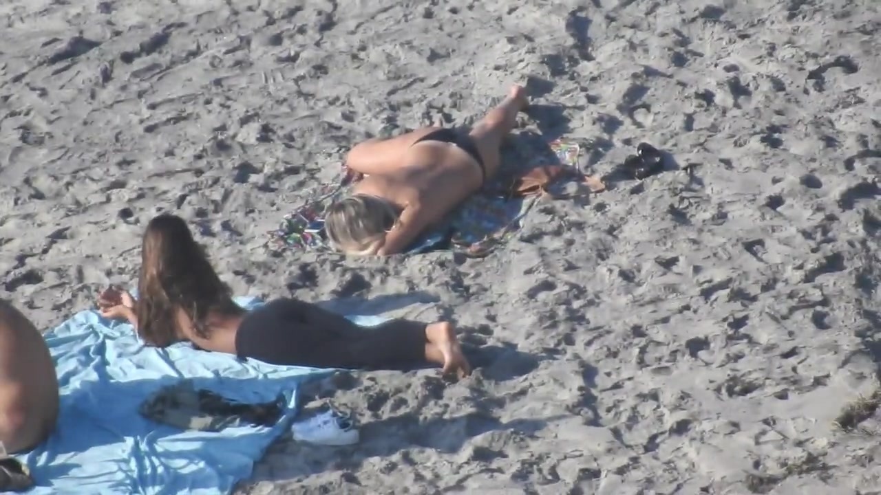 Topless on Beach