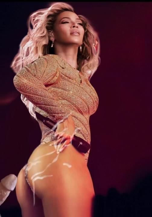 Beyonce Cum Tribute 3