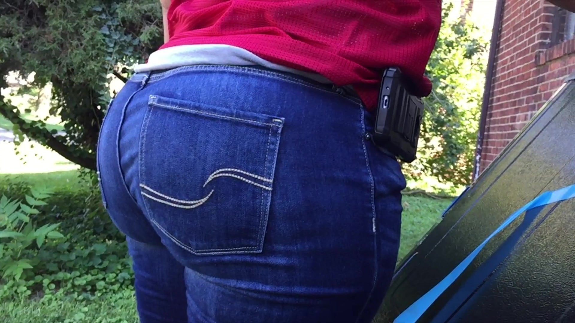 OMG Hips and Ass Big Booty PAWG Tight Jeans 