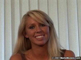 Young sexy Texan amateur Brynn Tyler first ever audition 