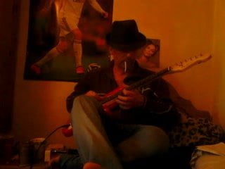 Blues Playing in A on my guitar x 