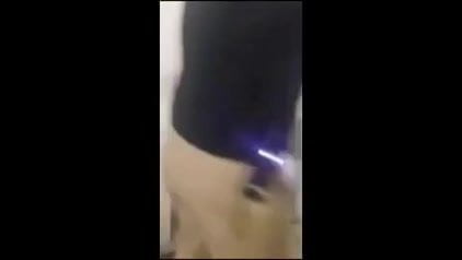 Girl filmed while going down on another girl in a toilet