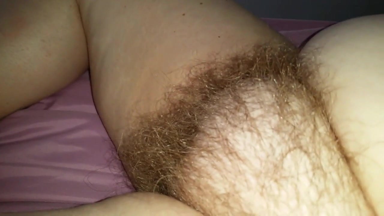 getting my cock ready for hairy pussy sex, big tits