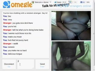 Omegle play with chubby lady