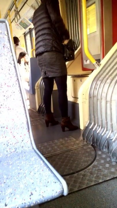 Perfect legs in the train