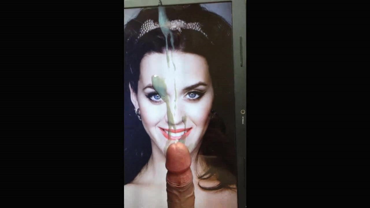 Katy Perry huge cumshot facial tribute