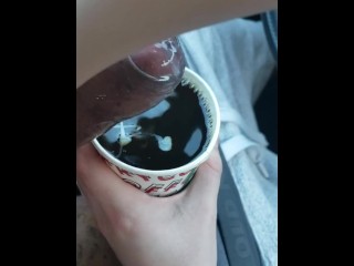White Girl sucks out BBCum for Cream for her Coffee ( Ig Sevyanharden_3x)