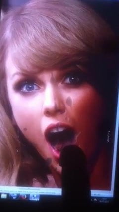 Taylor Swift gets a load of cum 