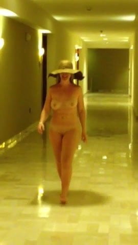Hotel hallway flash