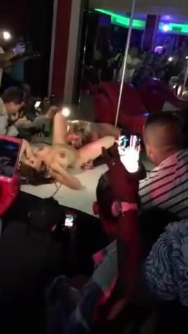 Slut massages her pussy