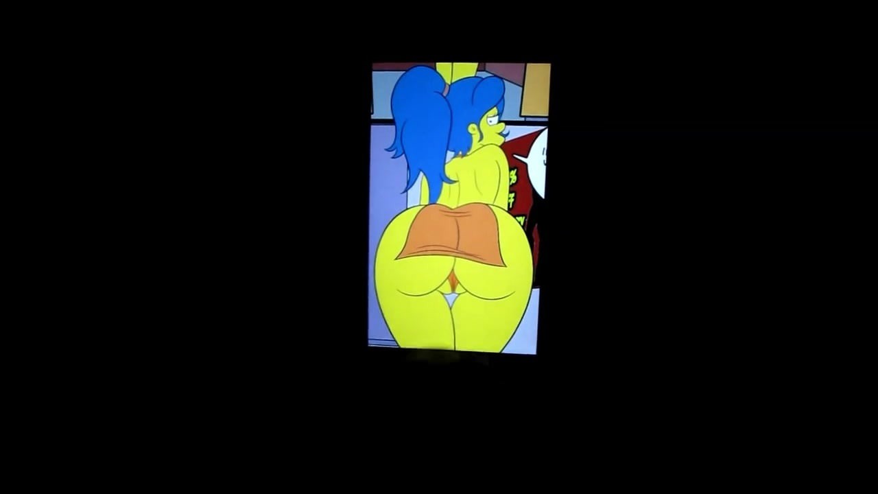 Marge Simpson's ass cum tribute 3