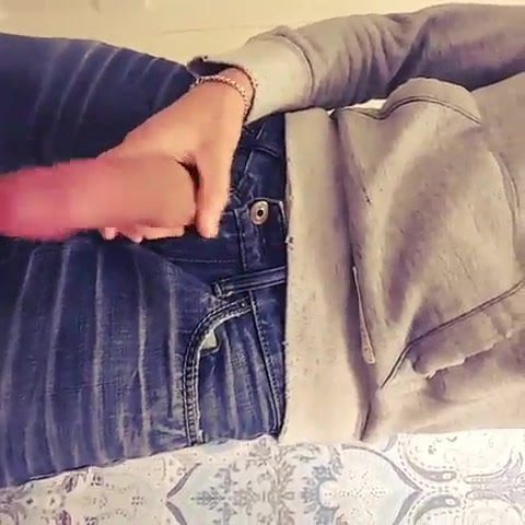 Panties in black ass(short clip)
