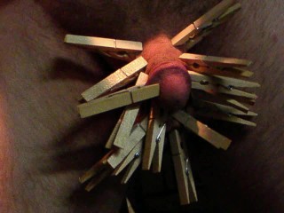 PINNED! 25 clothespins on my balls