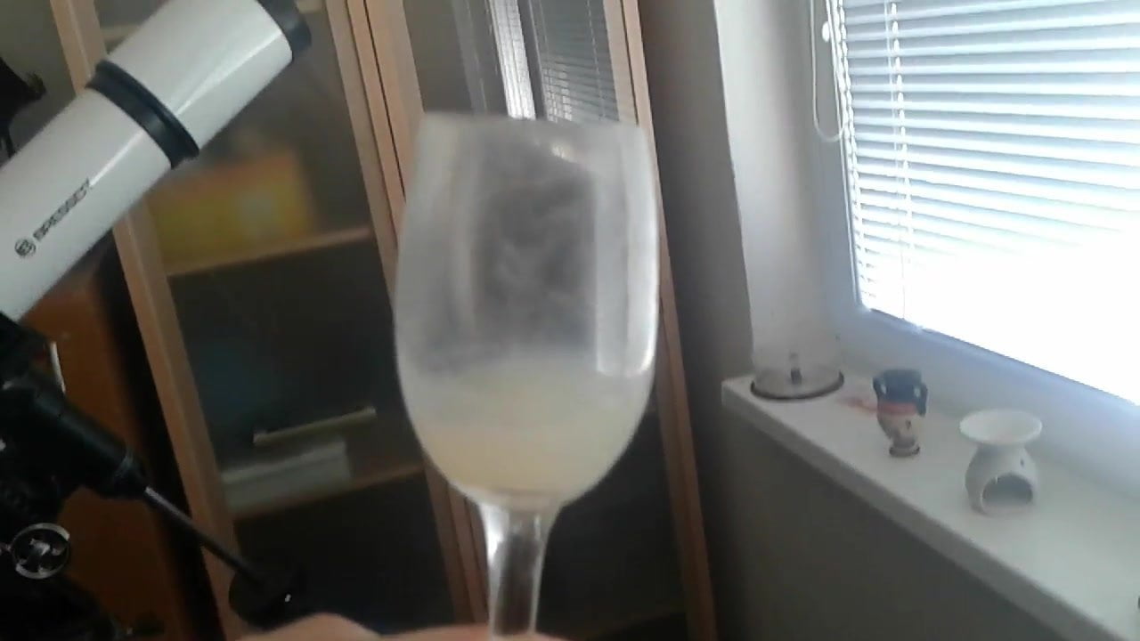 My strong cum in a glass